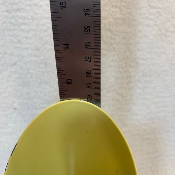 MCM Vintage Canister Lamp Yellow and White Metal Tube Mid Mod Retro Swanky - Picture 7 of 11